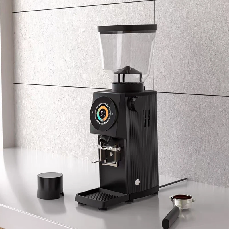 Flat Burr Coffee Grinder Machine 83mm Commercial Coffee Grinder Electric For Coffee Shop