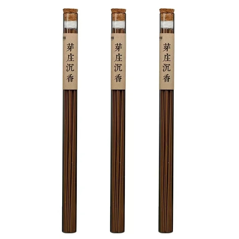 20 Gram  Nha Trang Agarwood Incense Stickers ,Glass Bottle Package , Long-lasting Fragrance, Calming and Soothing