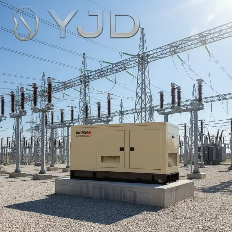 YJD Global Power Intelligent Diesel Generators 20KVA-200KW Silent Type with ATS for 25KVA-150KVA Models