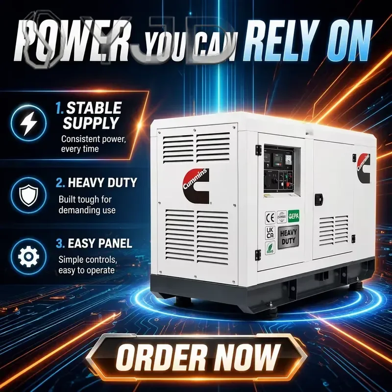 EPA 360kw 450kva Silent Generator Set Water Cooled High Efficiency Industrial Power Unit Home Backup Factory