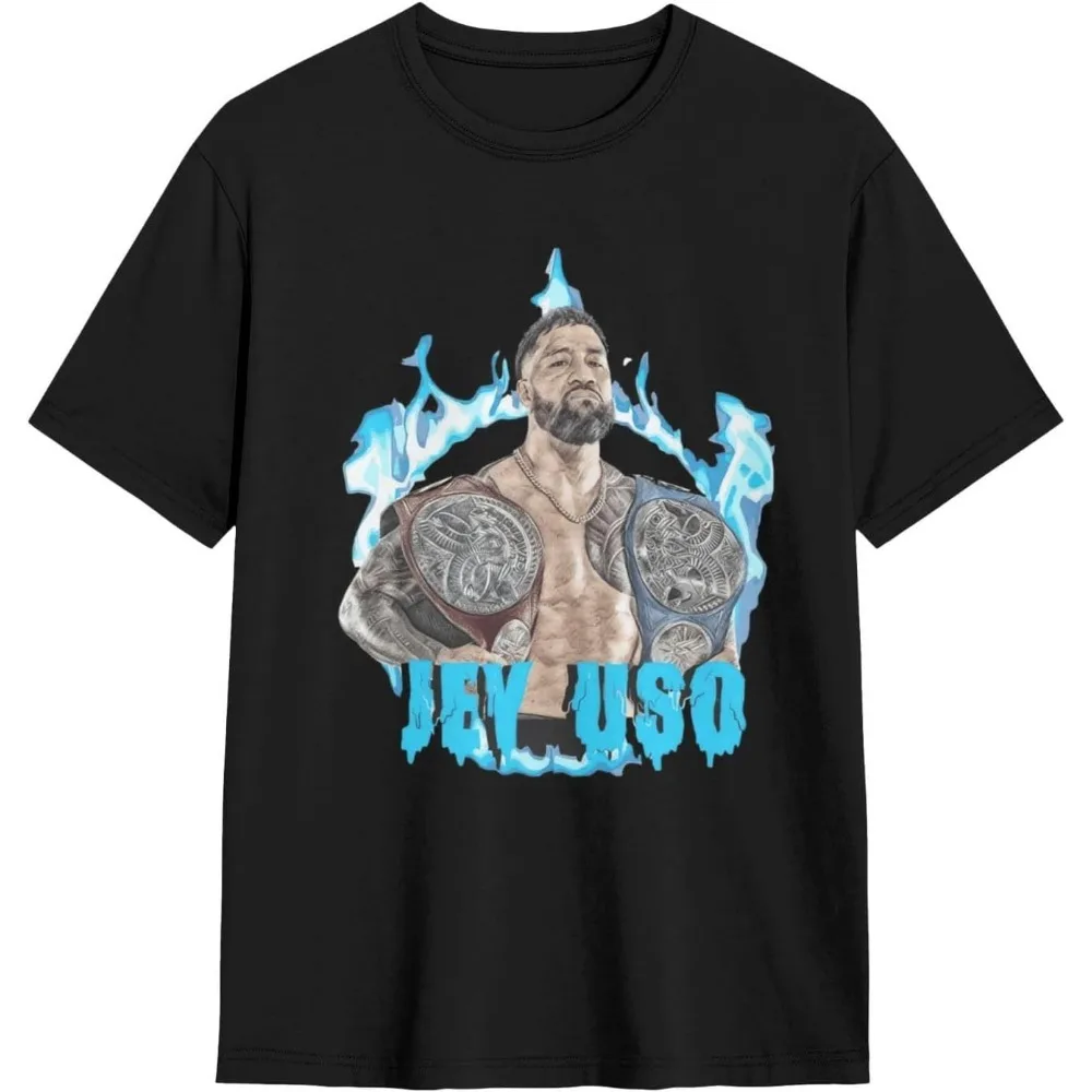 

Jey Uso Tee Merch T-shirts Cosplay Women Men Fashion Casual Crewneck Clothing Short Sleeve Streetwear T-shirt Gift