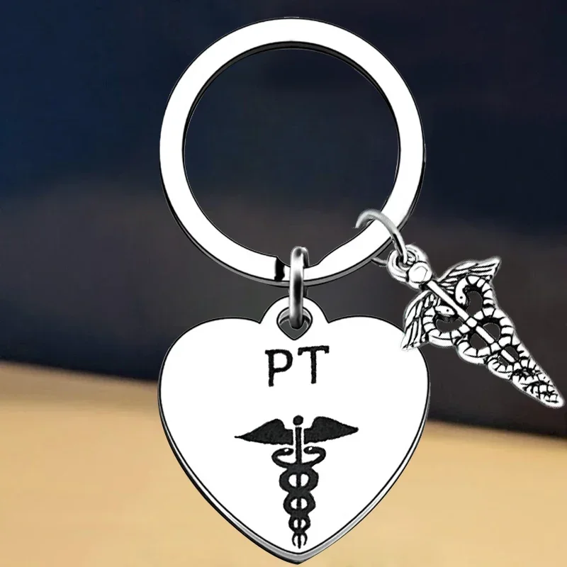 New Physical Therapist Keychain Physical Therapy Key Rings Sports, Hand Massage, Dumbbell, Wheelchair gift