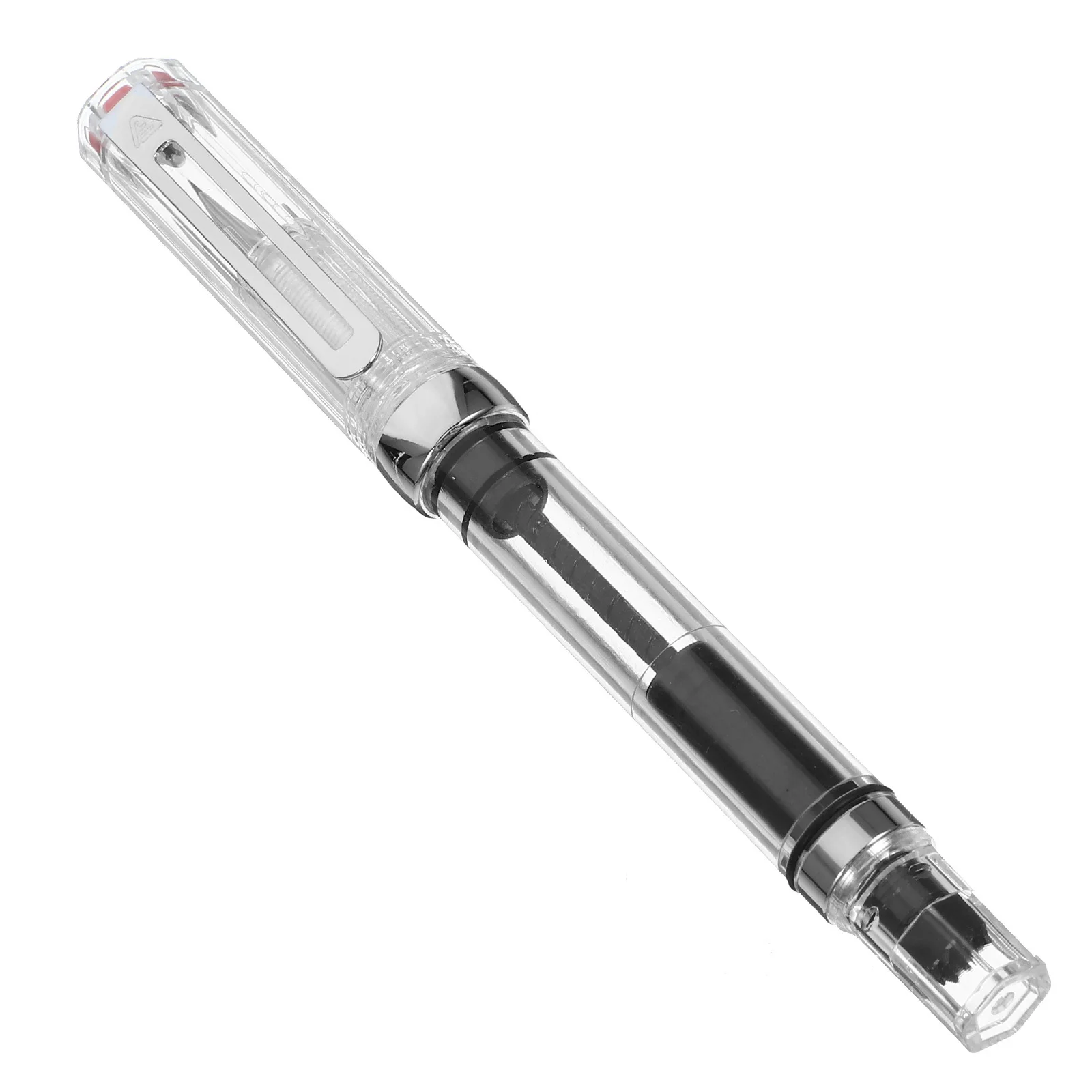 

Transparent Fountain Pen Reusable Calligraphy Pen For Office School Signing Piston Fill Portable Ink Style Writing