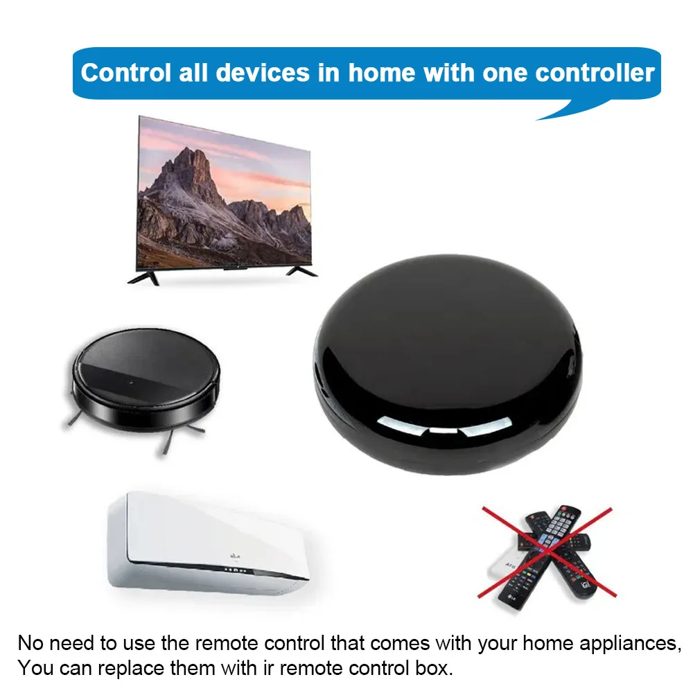 Control remoto Universal para aire acondicionado, dispositivo de Control remoto infrarrojo con WiFi, compatible con Smart Home, Tuya, Alexa, Google Home, Alice