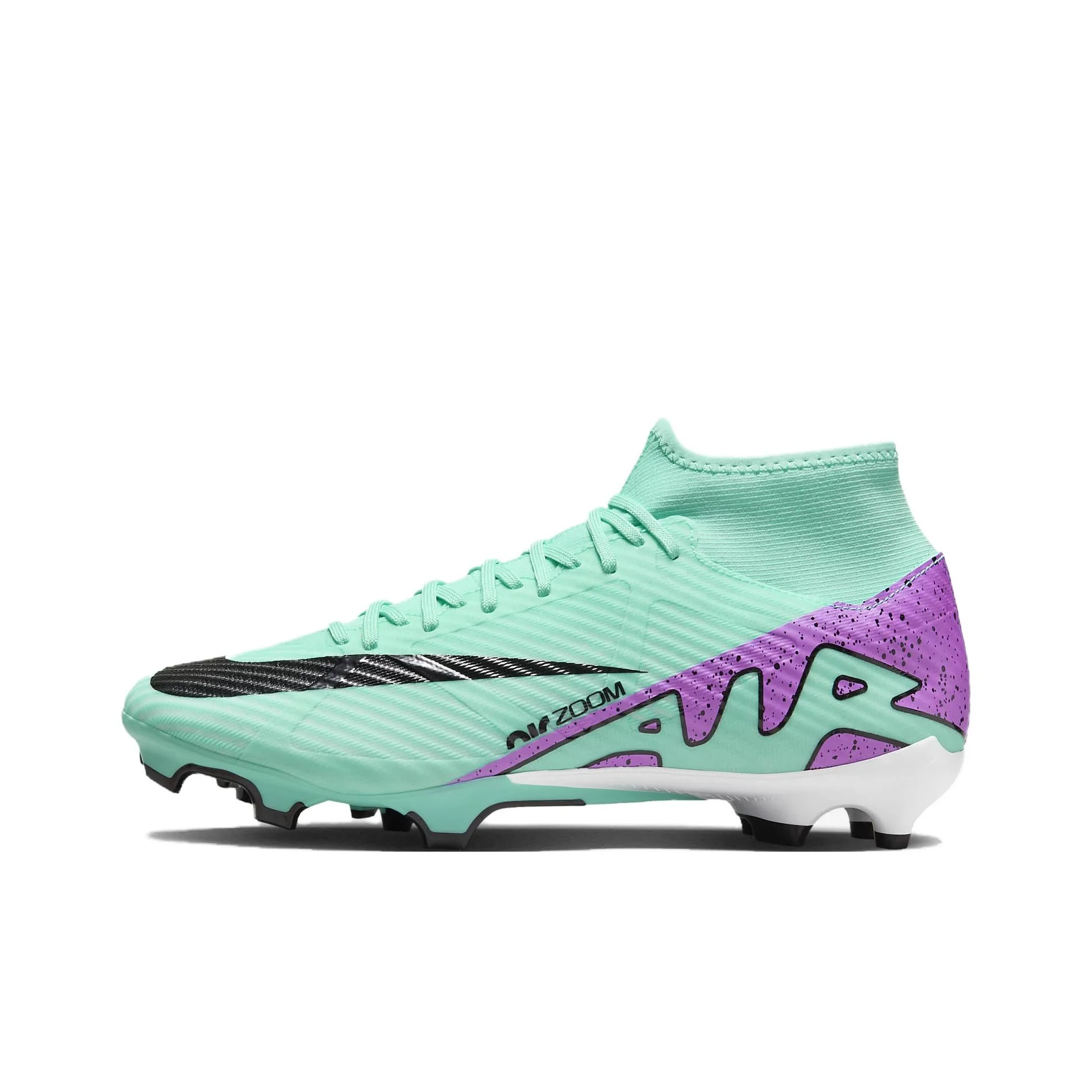 Nike Mercurial Superfly 9 MG Multi Ground FG Firm Ground Soccer Shoes Unisex Green Purple DJ5625-300