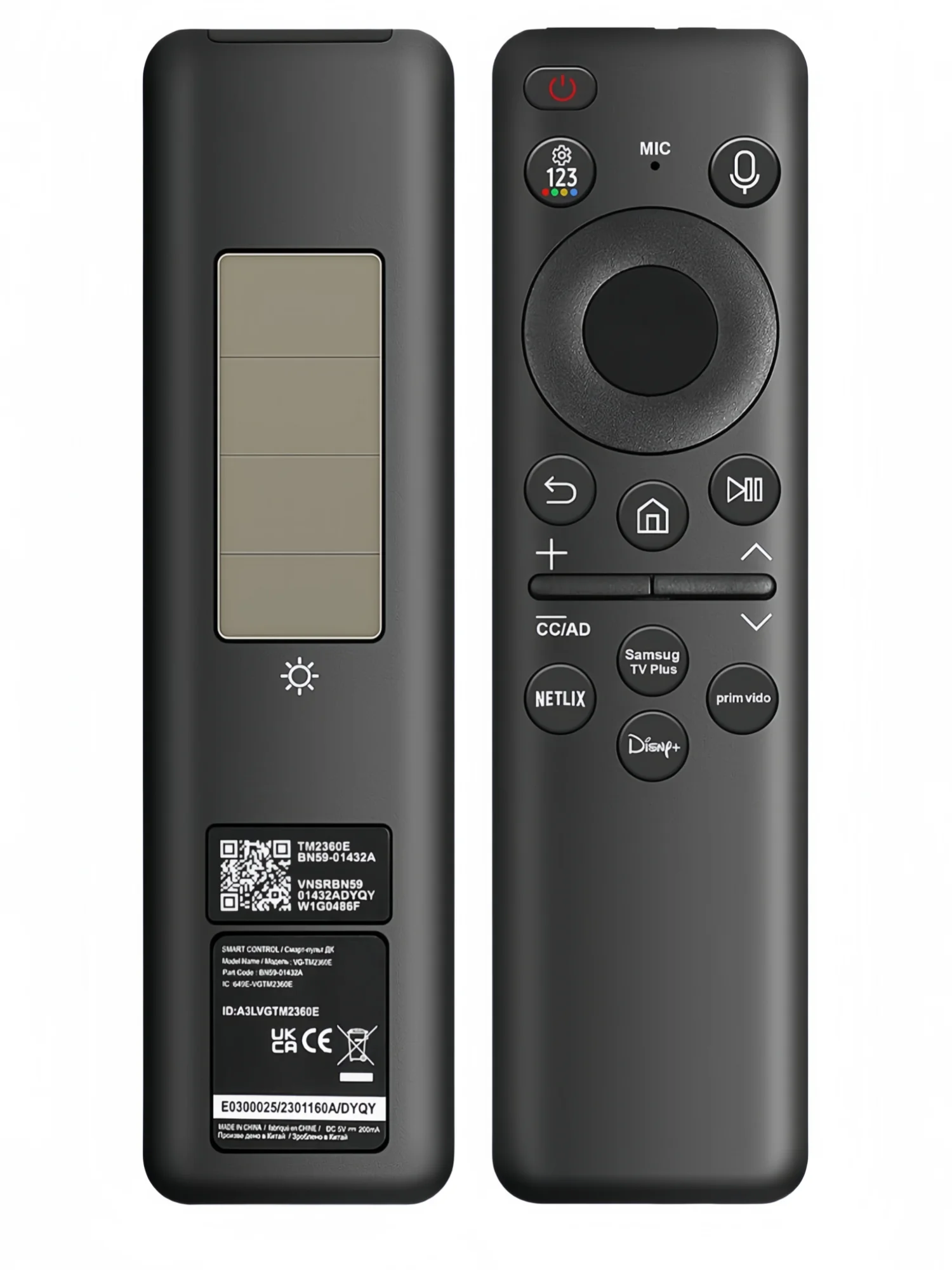BN59-01432A صوت الخلايا الشمسية قابلة للشحن التحكم عن بعد ل 2023 سامسونج TV Neo QLED S90D الذكية 8K HDR الترا HD TVs VG-TM2360E