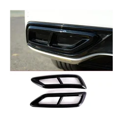 Car Exhaust Muffler Cover Rear Bumper Exhaust Trim for Volkswagen Tiguan L 2020 2021 2022