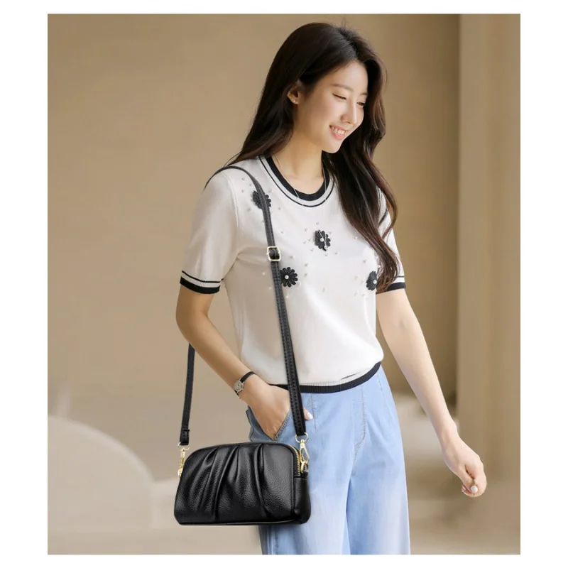 

Waterproof Business Briefcase Laptop Bag Multifunctional Office Commute Shoulder Bag With Pockets