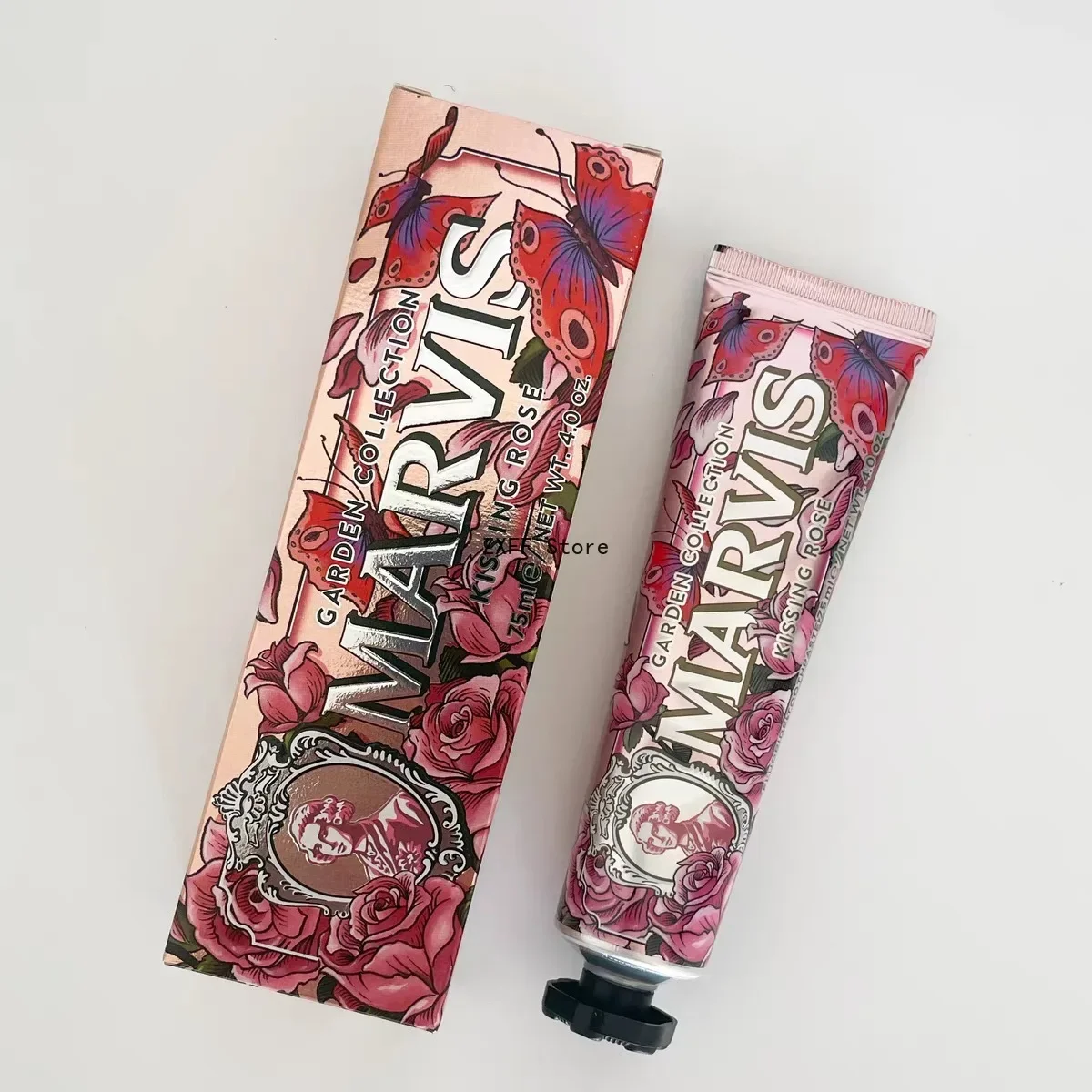 New Arrival Marvis Whitening Toothpaste 75ml (KISSING ROSE, SINUOUS LILY, DREAMY OSMANTHUS)