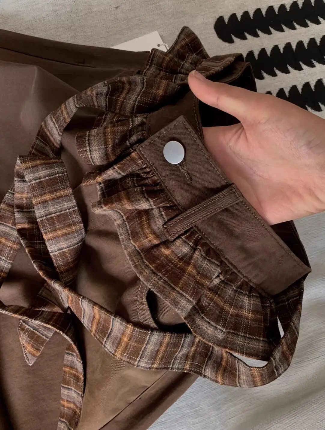 

Широкие брюки, женские весенние женские брюки, персонализированные персиковые модальные брюки с молочной эстетикой, в американском стиле, в стиле ретро