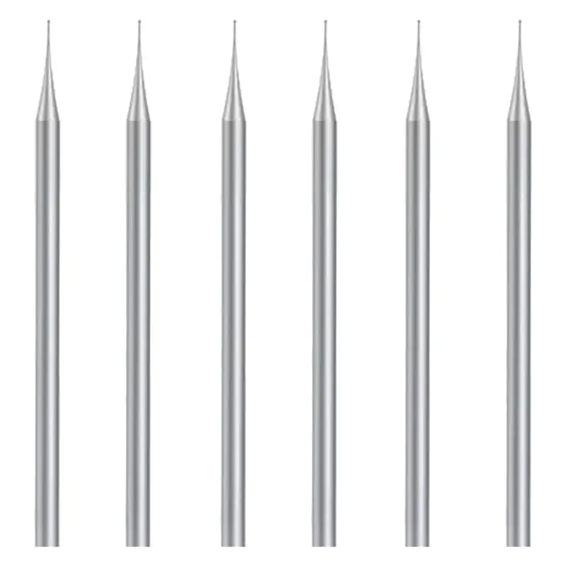 AEE4-6 Pcs Ball Burr Set, 3/32 Inch Shank Sphere Burs Jewelry Carving Bits