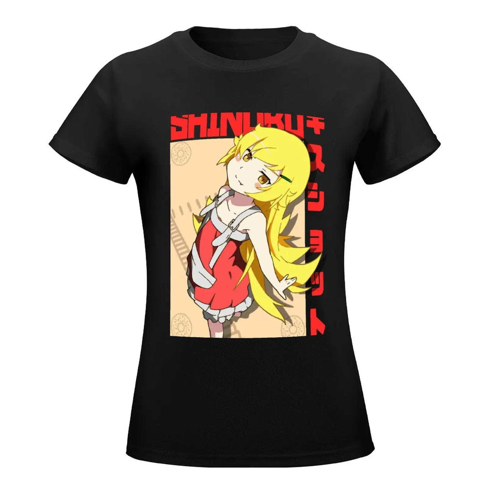 Oshino Shinobu T-Shirt hippie clothes cute clothes tees anime clothes tops for Women