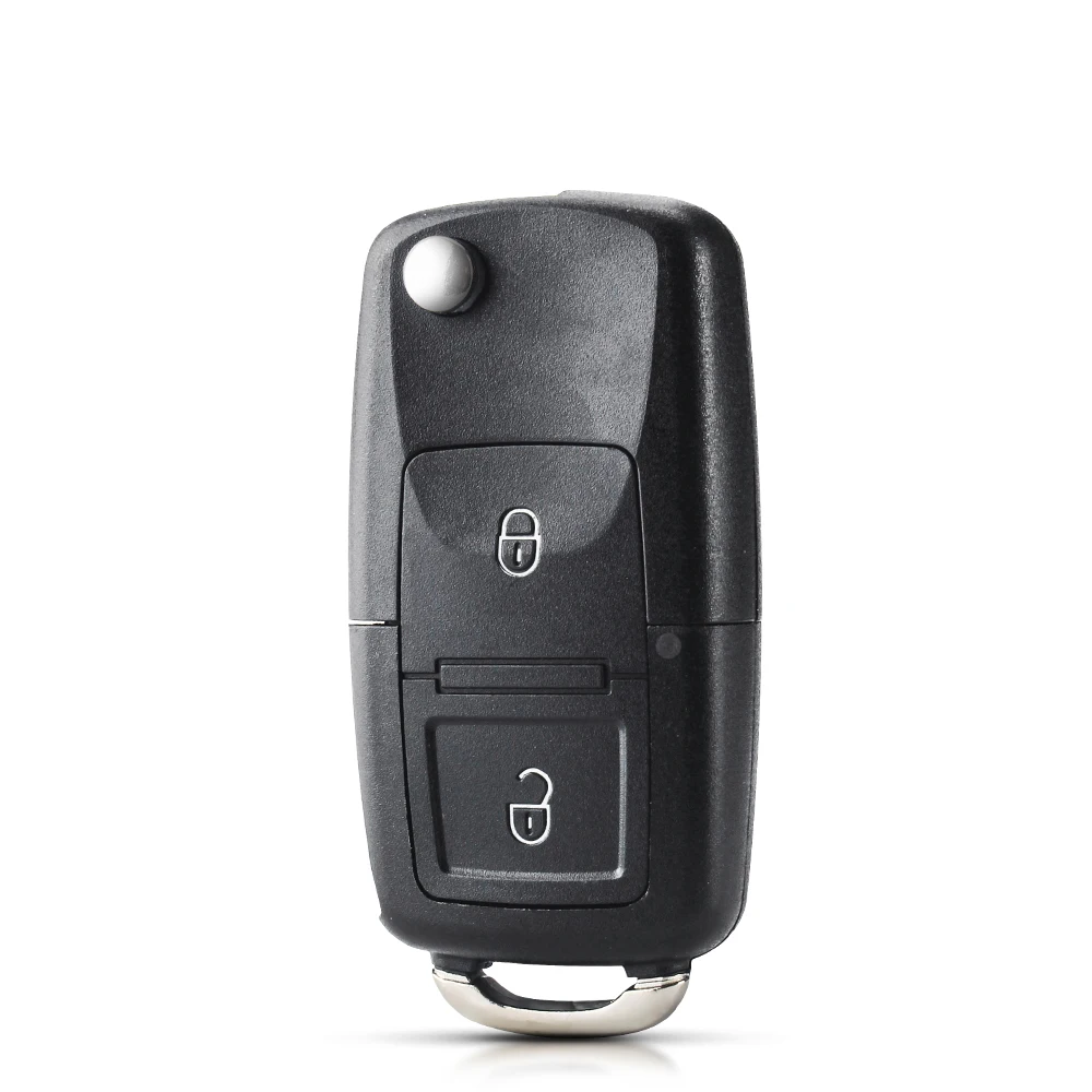 KEYYOU 20X For VW Passat Polo Golf Touran Bora Ibiza Leon Octavia Fabia  3 button Folding Car Remote Flip Key Shell Case Fob