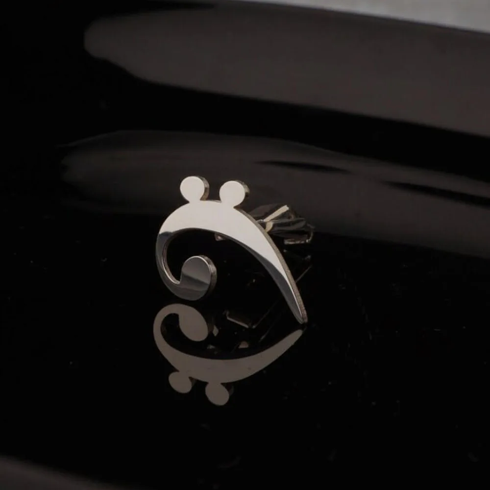 High pitched score cufflinks, musician gift, music cufflinks