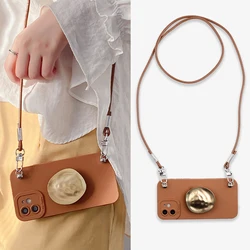 Crossbody Lanyard Case For Xiaomi Redmi Note 15 Pro Plus 14 15C 14C 13 Mi 15T 13T 14T Protect Strap Soft Stylish Holder Cover