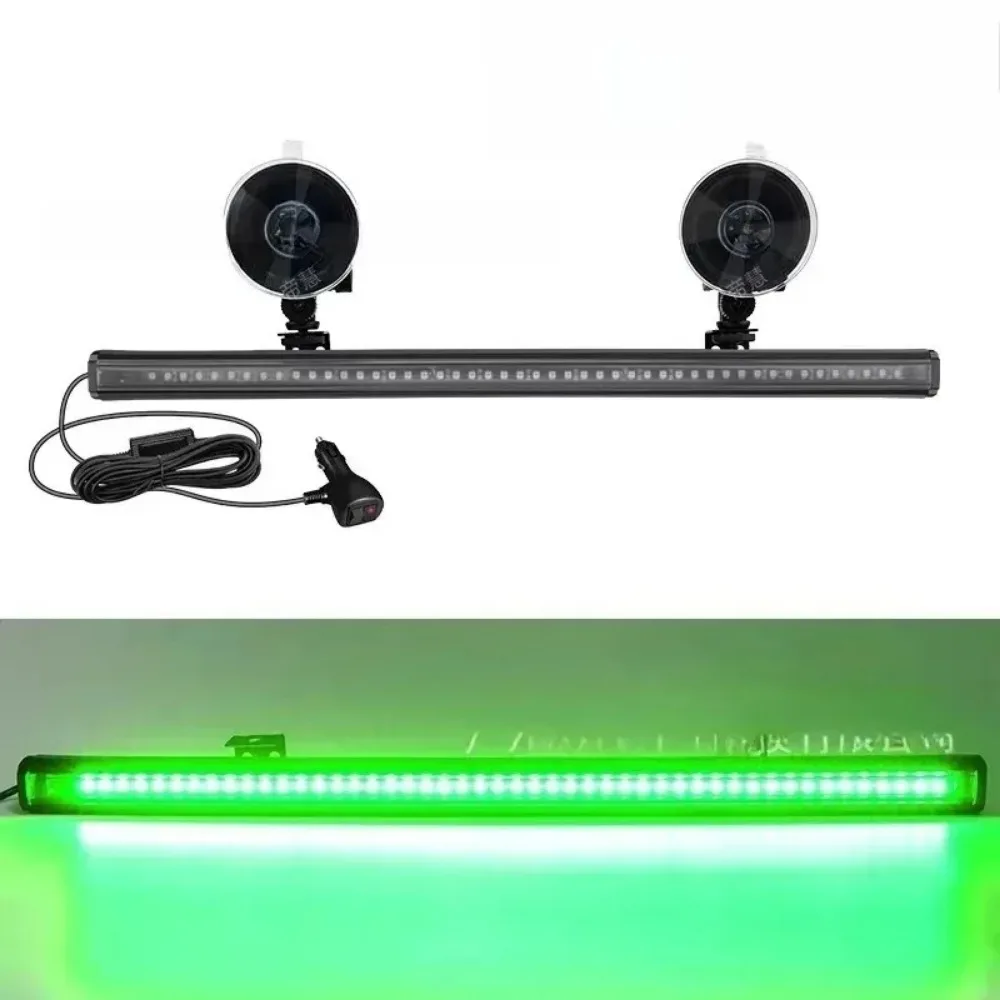 

New 12-24V Multifunctional Emergency Car LED Flash Warning Lamp Windshield Bar Red Blue Amber White Green Light Assembly 1pcs