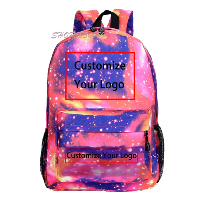 Diy mochila dropshipping cliente mochila logotipo personalizado sacos de escola para meninos meninas adolescente bagpack saco de viagem para mujer