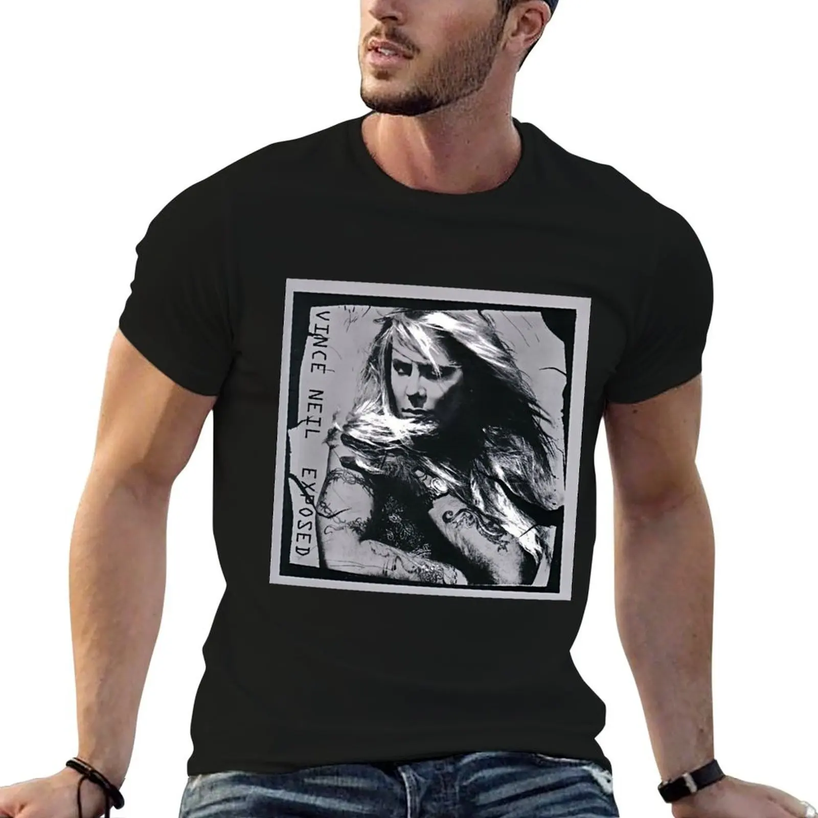 

Vince Neil exposed T-Shirt t shirt custom print t shirt man luxury T-Shirt