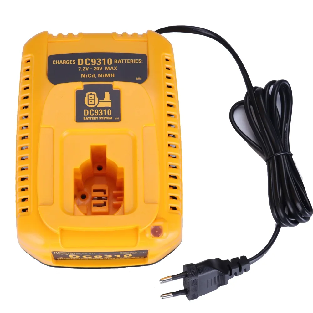 

For Dewalt 7.2V-20V Ni-Cd Ni-MH Battery Charger DW9057 DC9071 DC9091 DC9096 Battery Charger Power Tool AU EU US UK Plug