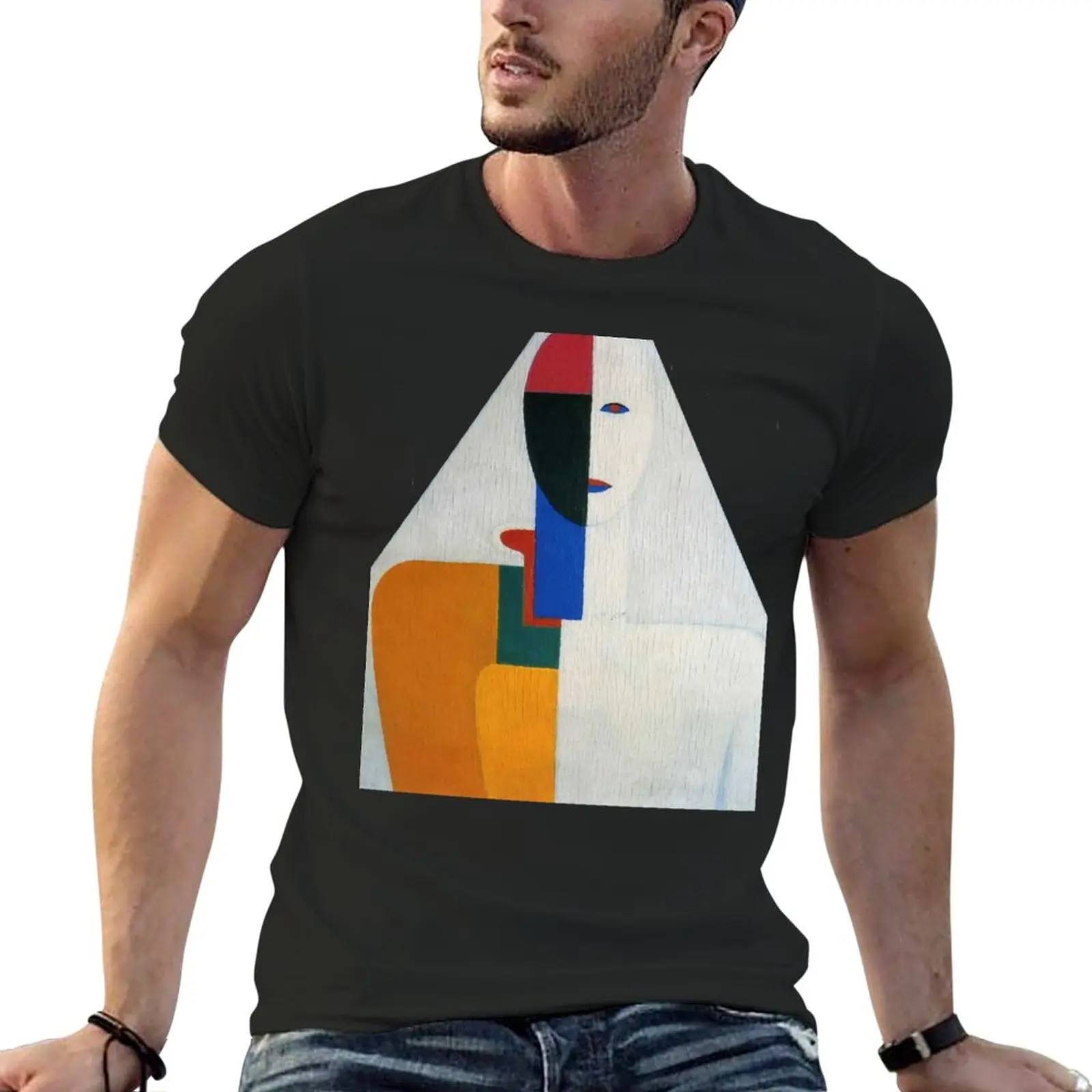 HD- Woman torso, by Kazimir Malevich. 1932 - High Definition T-Shirt quick-drying t-shirt man clothes mens clothes