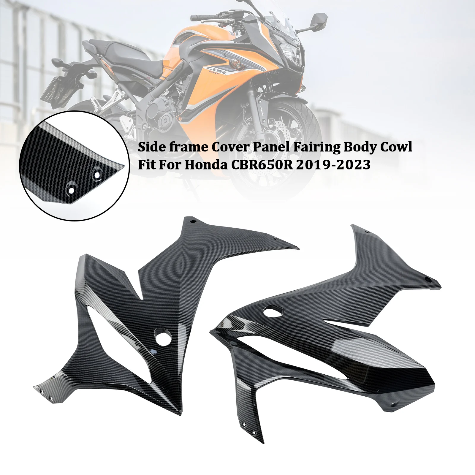 Боковая рамка Topteng, обтекатель корпуса для Honda CBR650R 2019 2020 2021 2022 2023