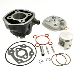 70cc 47mm Big Bore Cylinder Kit & Head For Yamaha Aerox 50 MBK Nitro Mach G 50cc LC 2 Stroke Scooter Engine