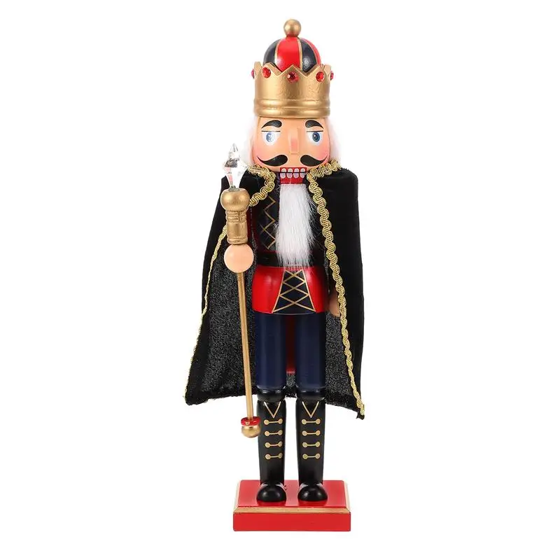 

1pc Pirate Nutcracker Soldier Figurine Decoration Wooden Pirate Nutcracker Ornament Christmas Nutcracker Soldier Miniatures 35cm