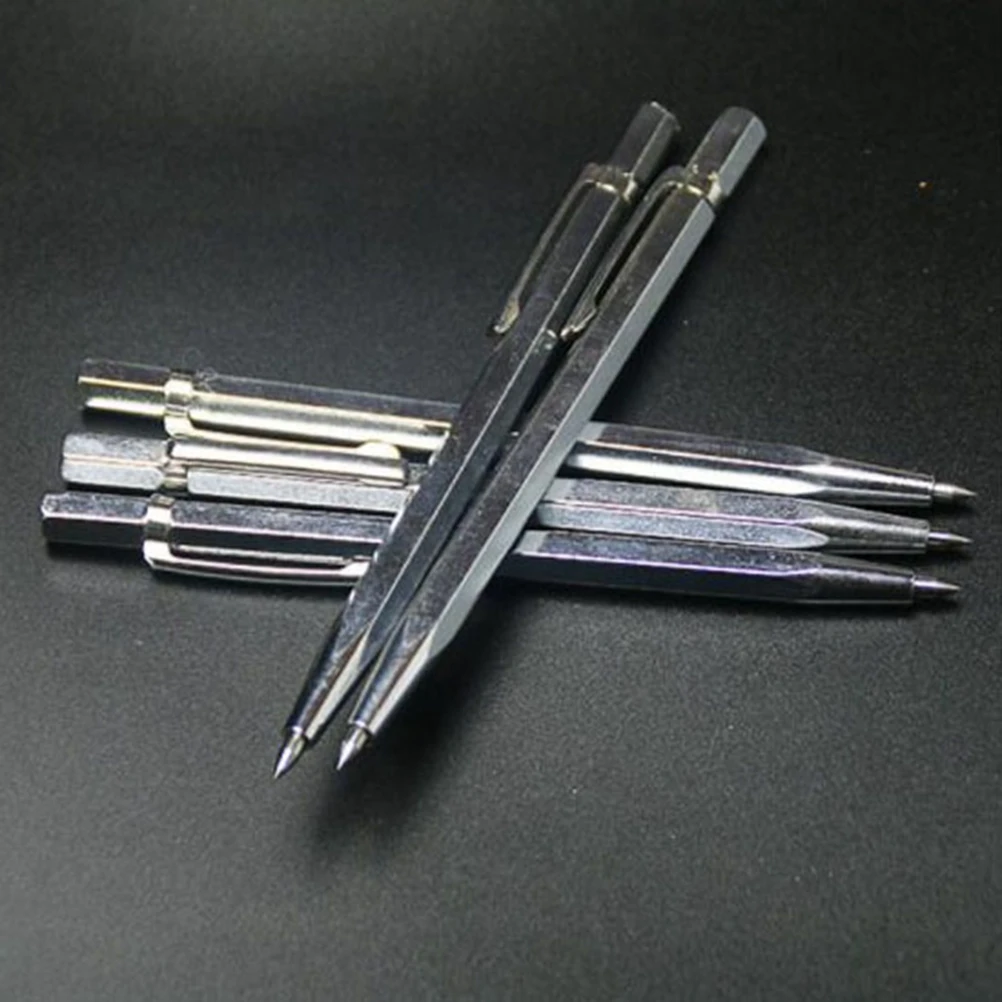 

3 Pcs Tungsten Carbide Tip Scribers Alloy Etching Engraving Pen with Clip for Glass Ceramics Metal Sheet