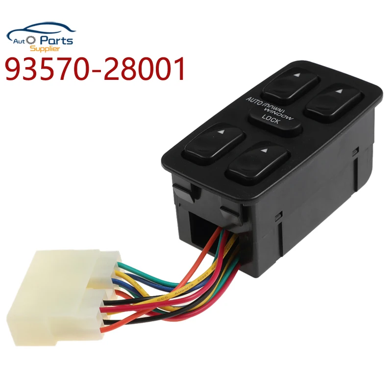 

93570-28001 9357028001 for 1992 1993 1994 Hyundai Elantra Galloper Front Left Driver Side Electric Power Master Window Switch