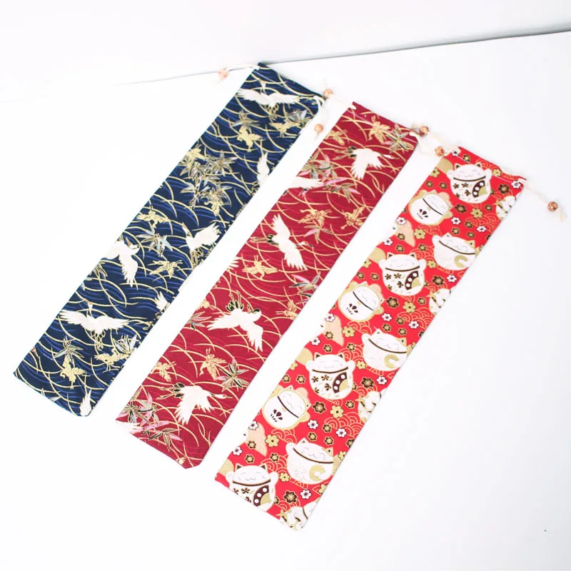 Cotton Fan, Tableware Bundle Storage Bag, Incense Tube Folding Fan, Drum Hammer Massager, Dancing Fan, Drawstring Cloth Bag
