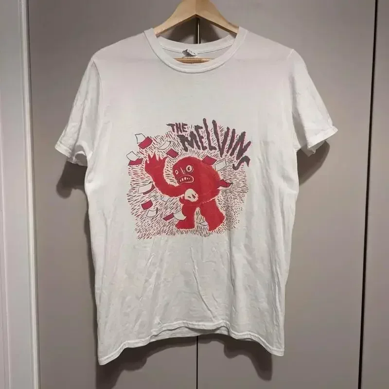 Melvins T Shirt Not Sure white short sleeve tee Remake NH14892
