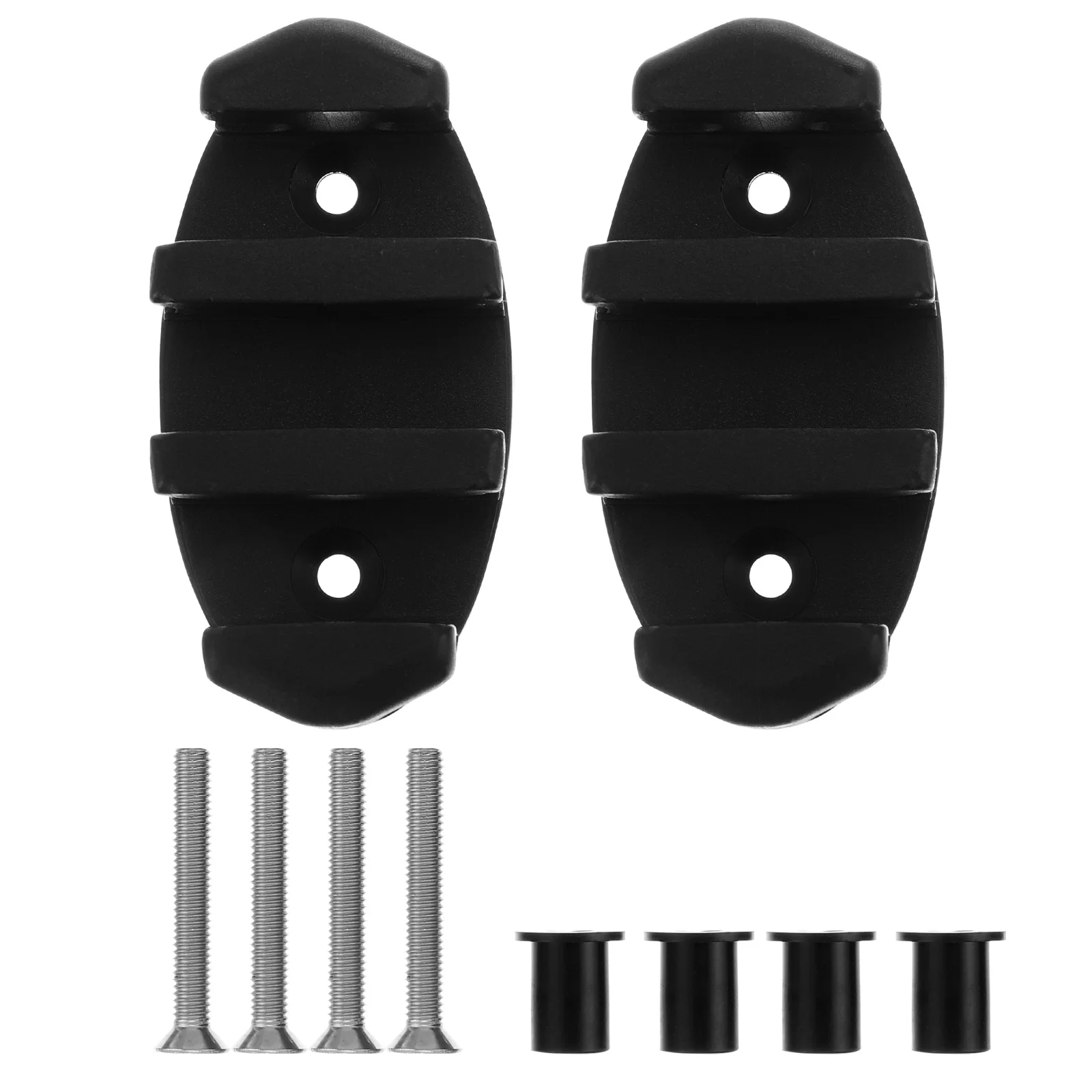 

2 Pcs Boat Tether Holder Accessory Kayaks Parts Nylon Fixings Automatic Black Supply