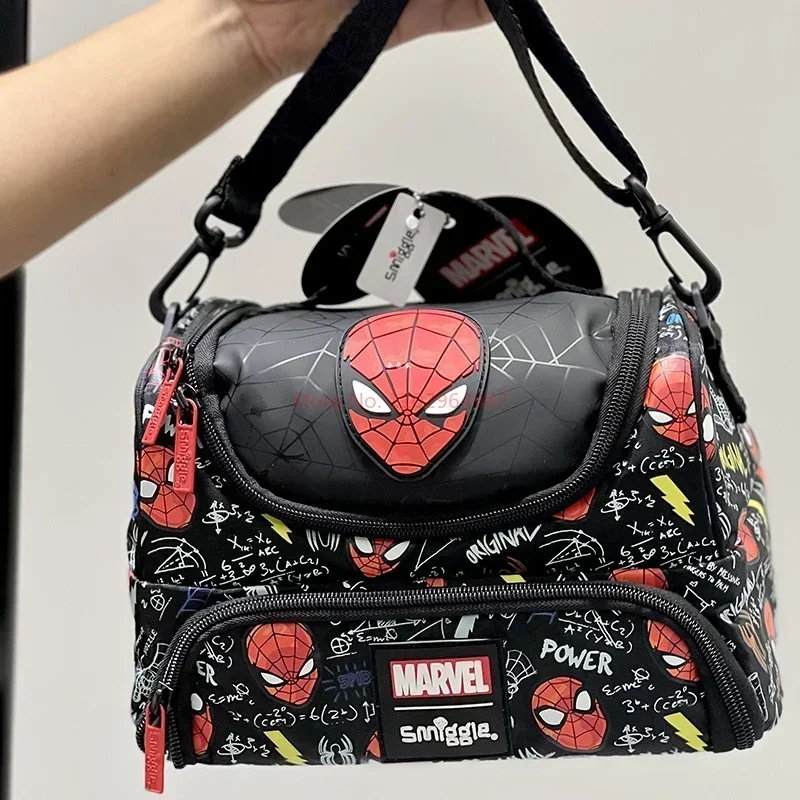 Marvel Spider Man Australia Smiggle plecak chłopiec plecak plecak studencki butelka wody torba na Lunch piórnik do artykułów piśmienniczych