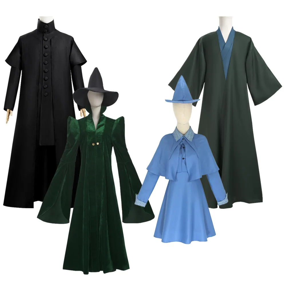 

Cosplay Voldemort Robe Albus Dumbledore Snape Professor McGonagall Furong costume Halloween School of Witchcraft and Wizardry