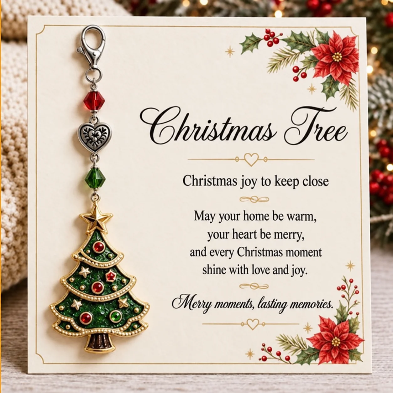 Christmas Key Chain Holiday Reindeer Key Pendant Key Chain Pendant Warm Christmas Themed Pendant For Keys Holiday Gift Backpacks