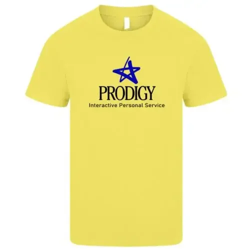 Prodigy Interactive Personal Service T Shirt Retro Yellow GT133