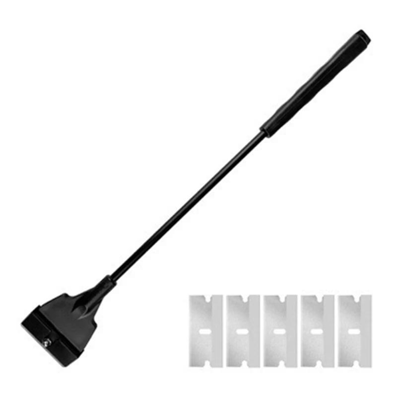 Aquarium Algae Scraper Long Handle Scrapers Algae Removing Tool & Blades Kit Drop Shipping