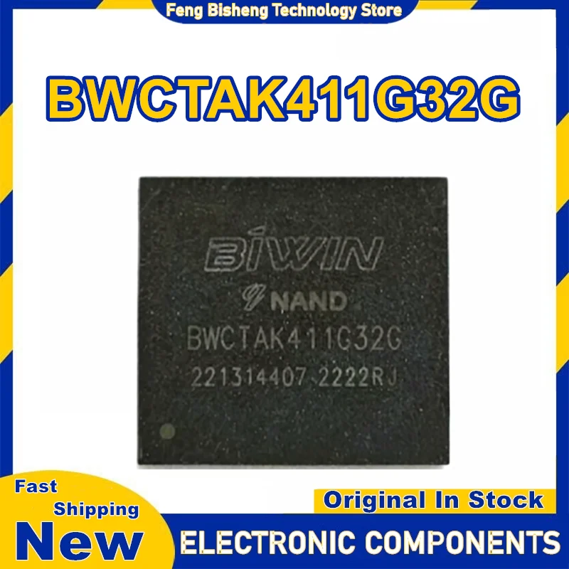 

BWCTAK411G32G Storage 32GB 153eMMC Flash Font Library IC 0-10 New Original in stock
