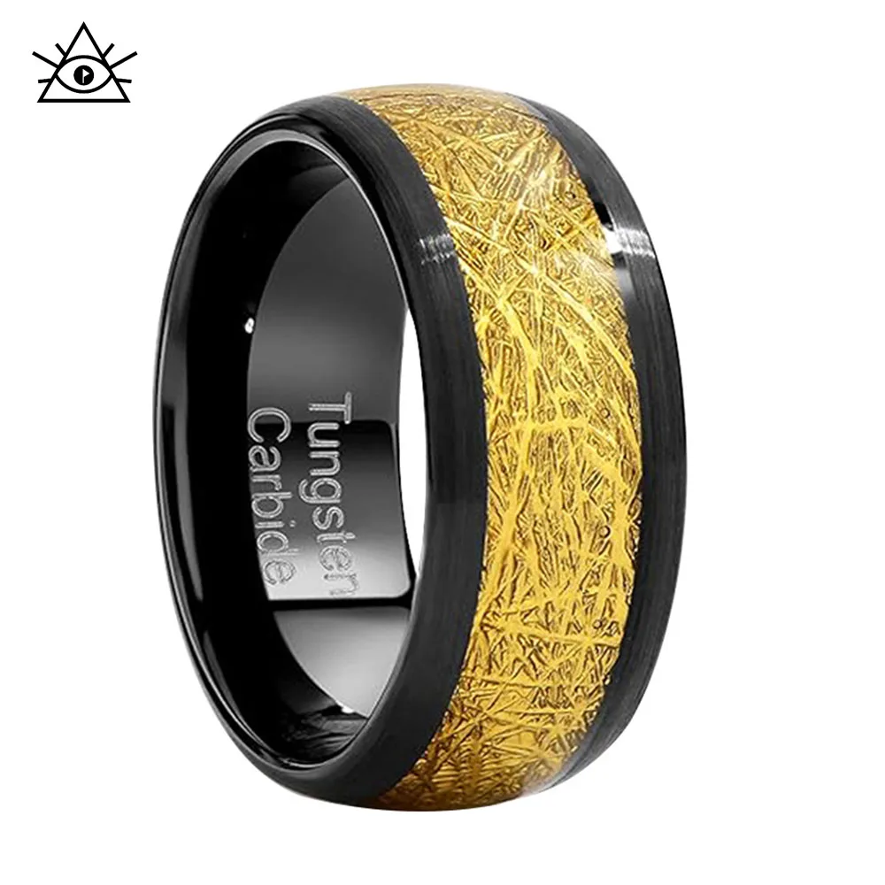 

Luxury Tungsten Steel Personalized Inlaid Ice Silk Men's And Women's Casual Rings Fashionable Color Rings