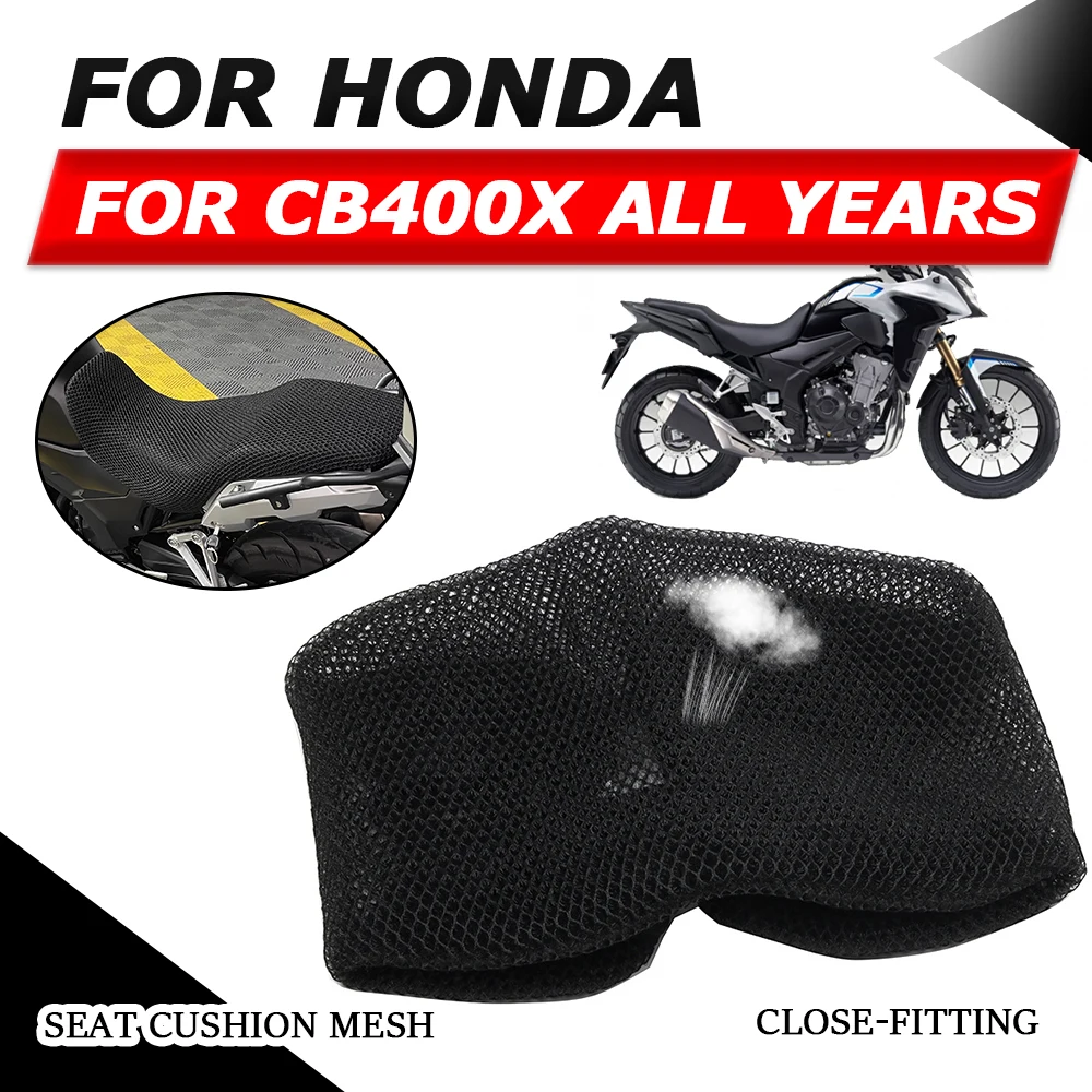 For HONDA CB400X CB 400 X CB 400X CB400 X 2021 2022 Motorcycle Accessories Seat Cushion Cover Thermal Protection Guard 3D Mesh