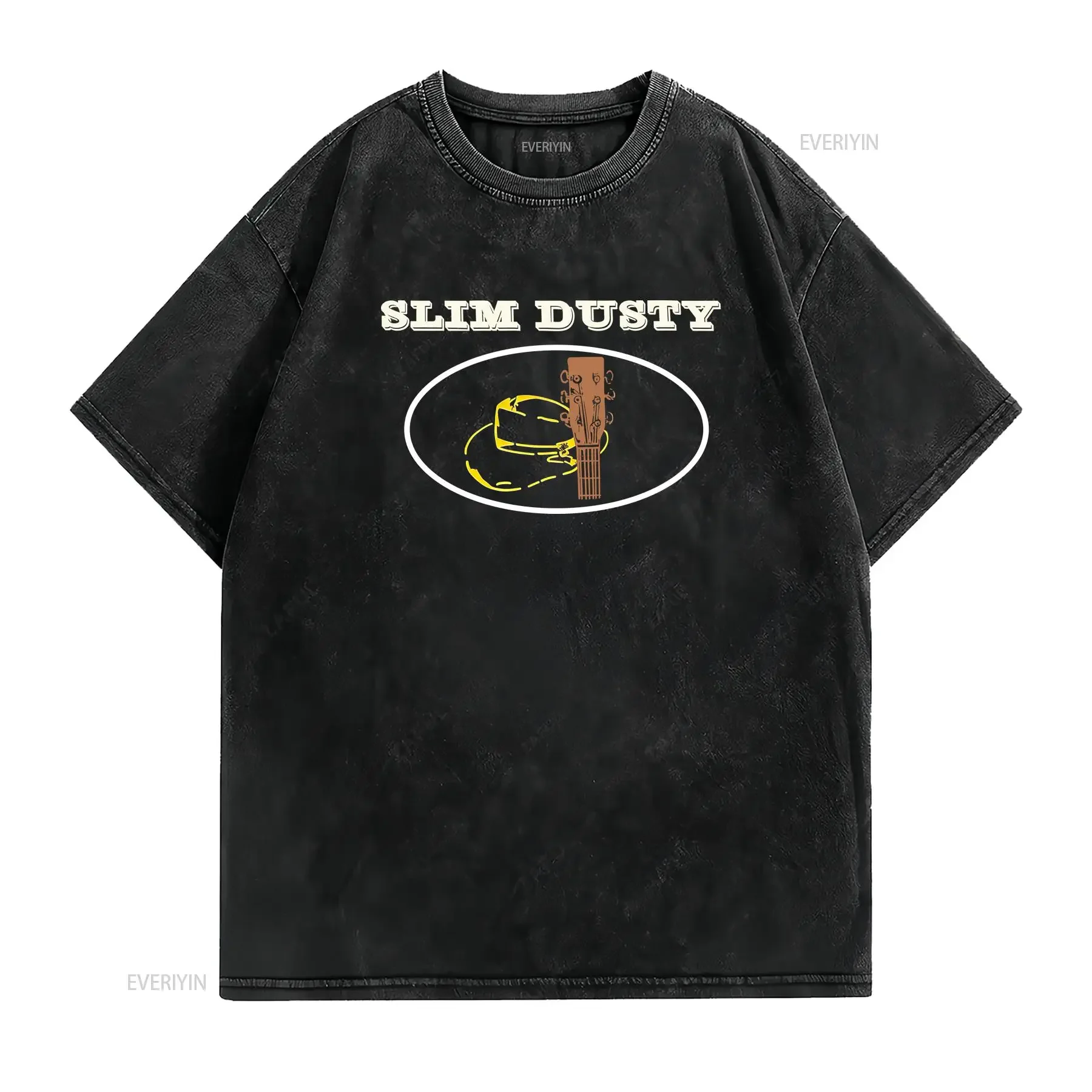 Slim Dusty T Shirt Mens Size Large Black the Legend Continues Country Music vintage Washed Breathable Slightly streetwear
