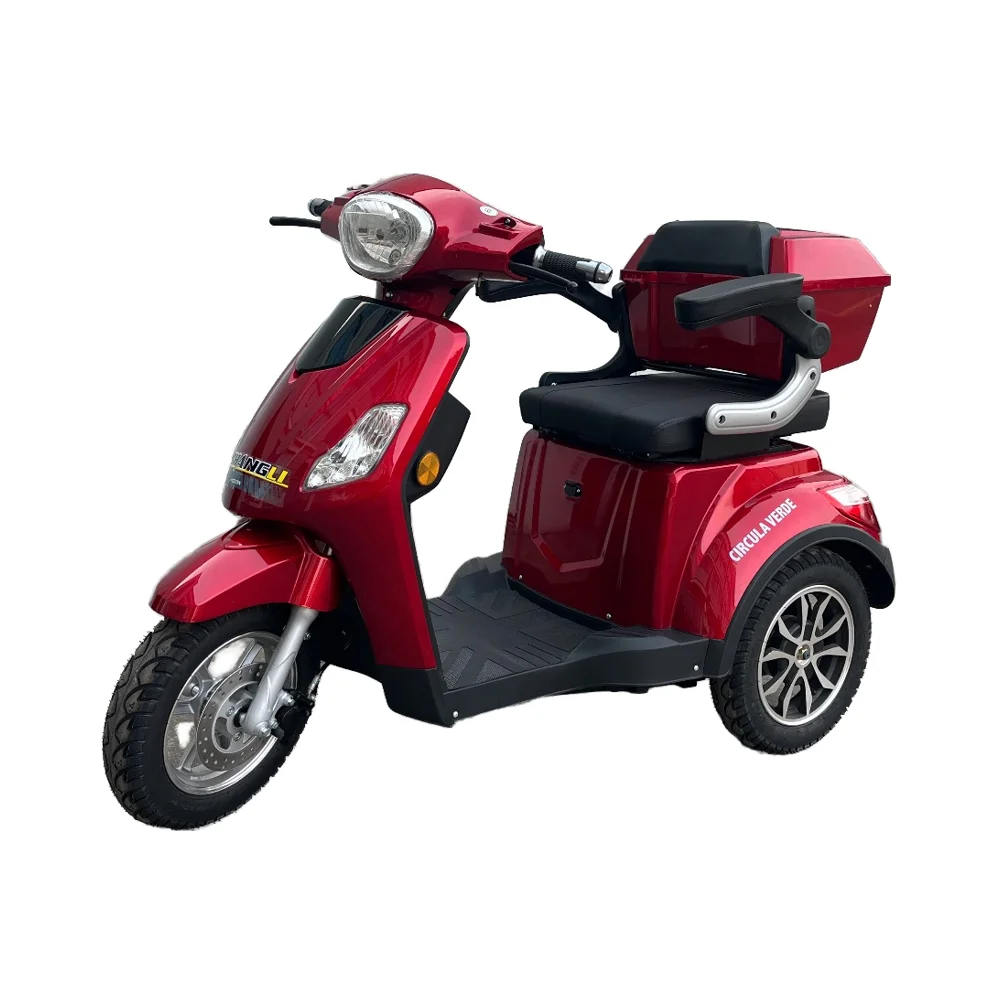 

High Quality 3-Wheel Folding Electric Moped Scooter Open Pedals For Adults Mobility Passenger Cargo Tricycle