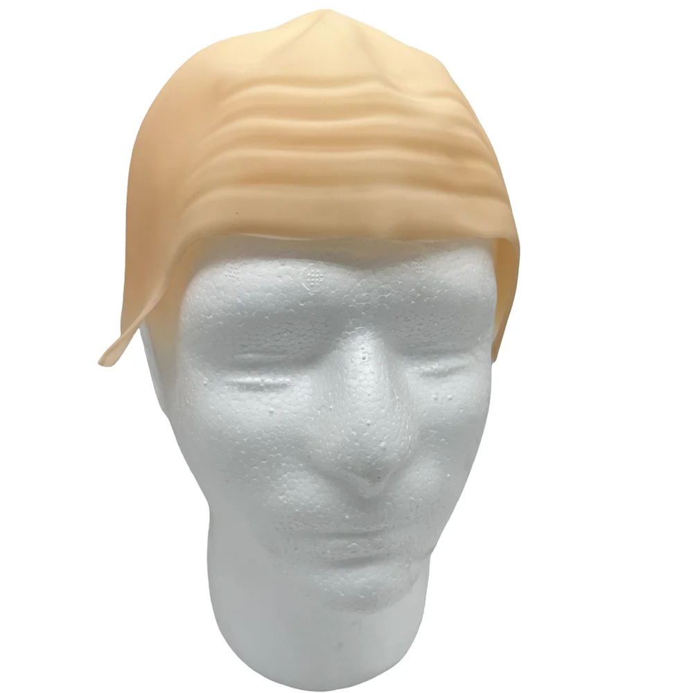 1 Stück Syhood Halloween Glatze Kappe Make-up Latex Glatze Perücke Kappen Glatze Hut Cosplay Kostüm für Erwachsene – Detail 2