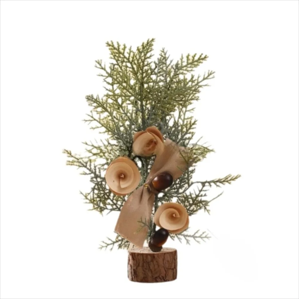 New Simulated Mini Christmas Tree Exquisite Pine Needles Artificial Plants Craft Xmas Tree Christmas Decorations Home Ornaments