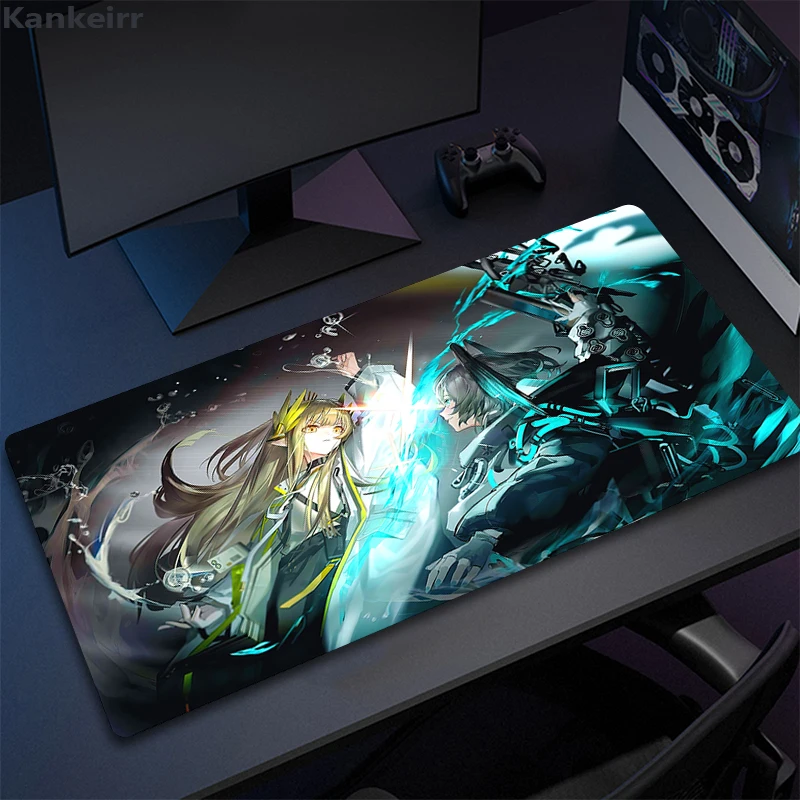 Muelsyse Arknights Large Mouse Pad Computer Gaming Accessories Mousepad Anti-slip Laptop Soft Desk Mats Big Mice Pads 900x400mm