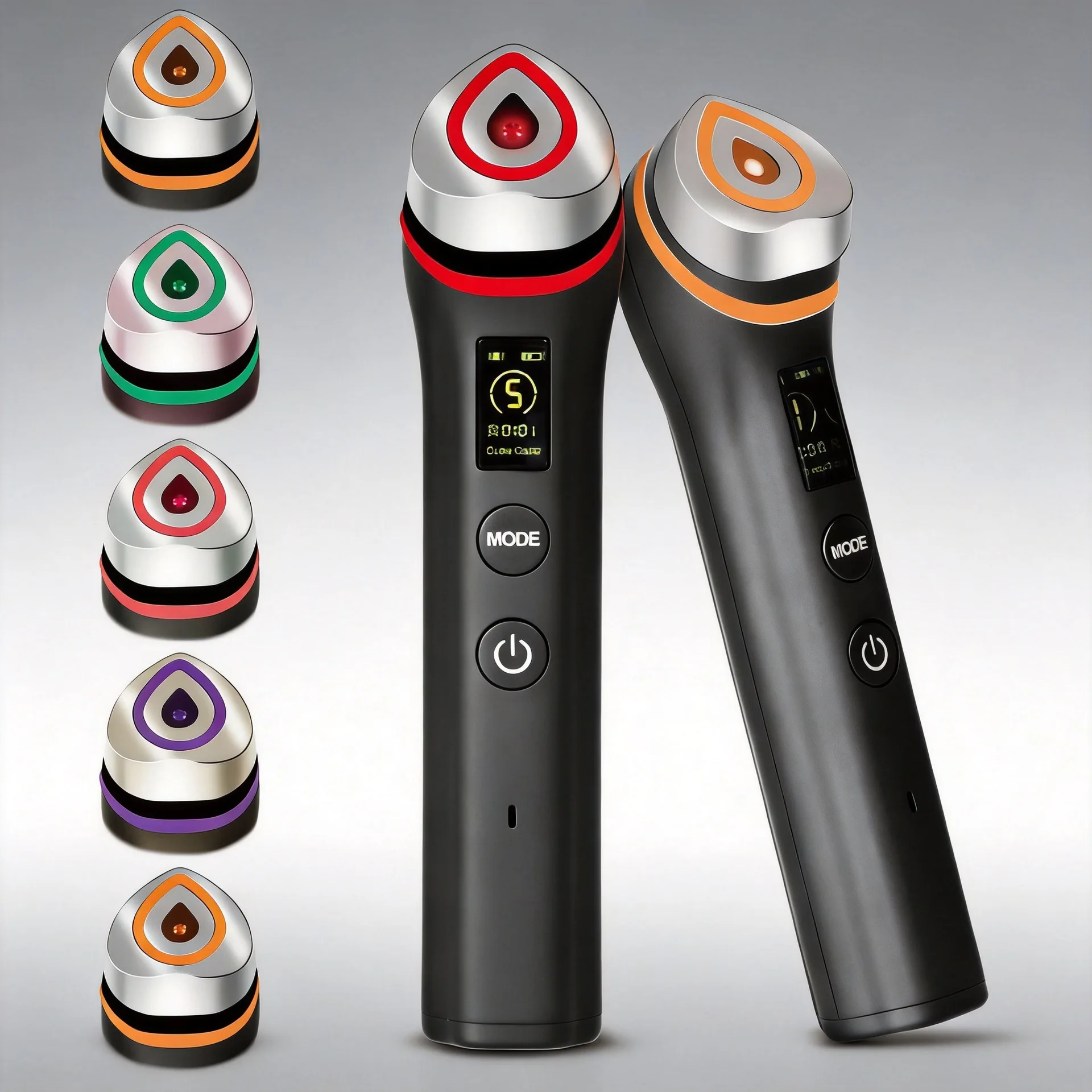 Red Light Beauty Instrument Five-speed Color Light Vibration Eye Massager Household Multi-mode Introducer Beauty Care Instrument
