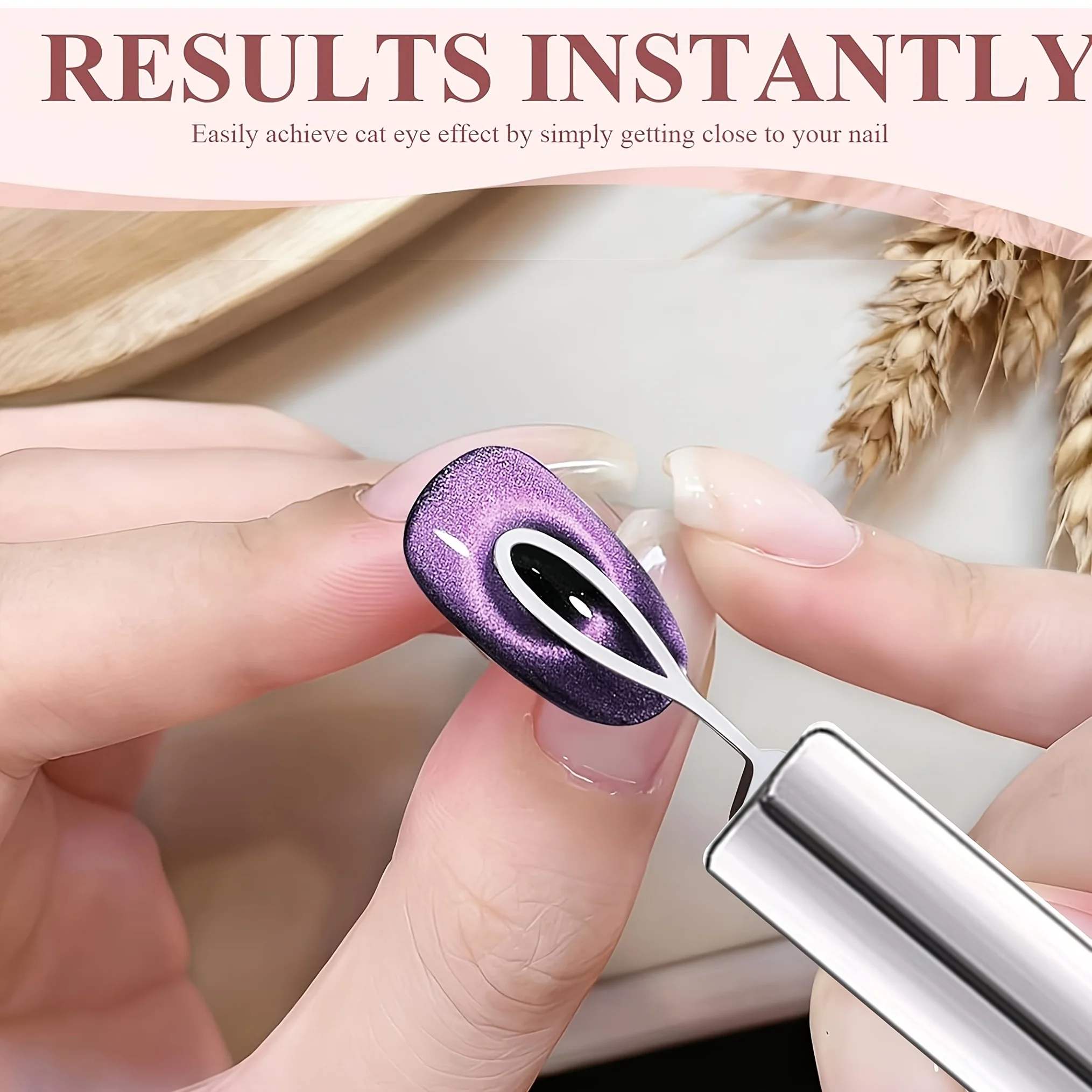 5Pcs Nail Art Cat Eye Magnet S - Nail Gel Polish Set recension och pris