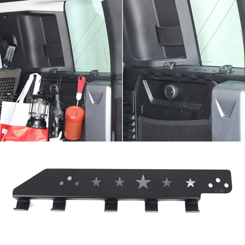 

Carbon Steel For 2020+ Land Rover Defender 110 Rear Cargo Area Right-Side Extension Hook Car Accessories