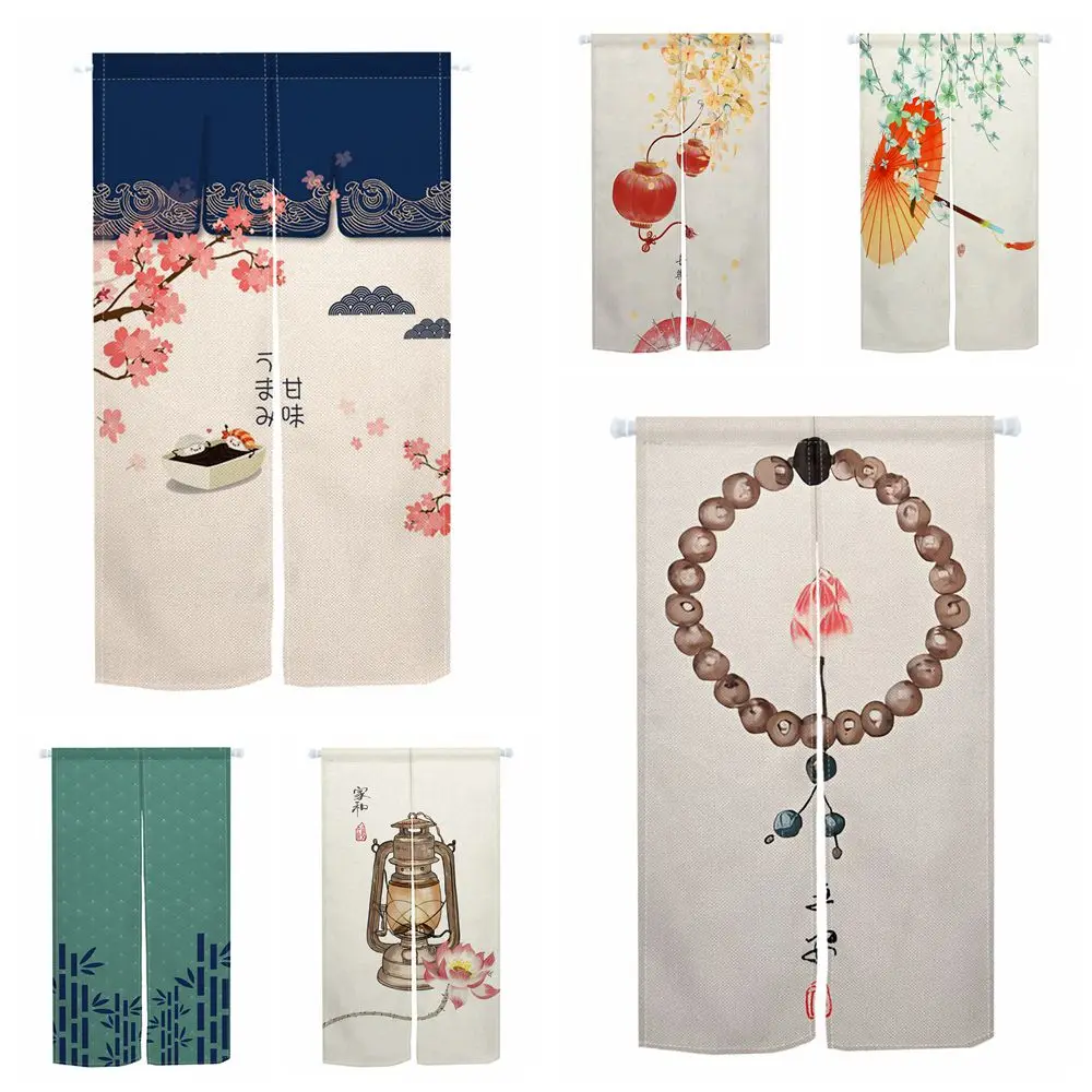 

Noren Japanese Doorway Curtain Bedroom Privacy Partition Kitchen Entrance Decor Staircase Hanging Half-split Opaque Door Curtain