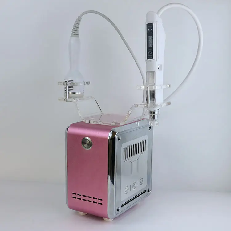 2in1 Non-invasive Microdermabrasion Hydrating Face Eye Wrinkle Removal Anti-Aging Beauty Machine with EMS Microcurrent Home Use